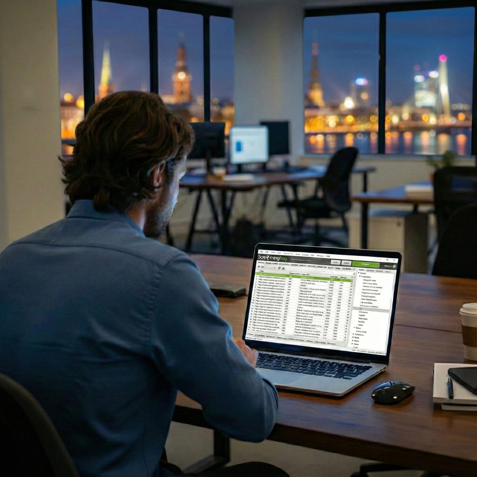 SEO speciālists darbā